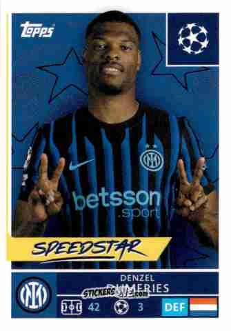 Cromo Denzel Dumfries - UEFA Champions League 2025-2026
 n. 214 - Topps