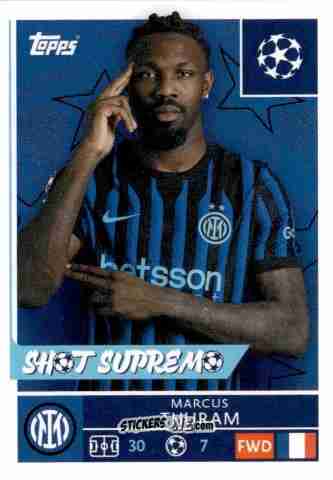Figurina Marcus Thuram - UEFA Champions League 2025-2026
 n. 223 - Topps