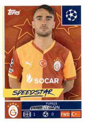 Sticker Yunus Akgun - UEFA Champions League 2025-2026
 n. 236 - Topps