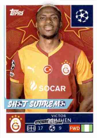 Sticker Victor Osimhen - UEFA Champions League 2025-2026
 n. 237 - Topps