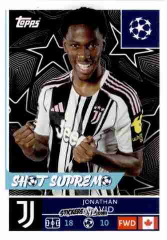Cromo Jonathan David - UEFA Champions League 2025-2026
 n. 250 - Topps