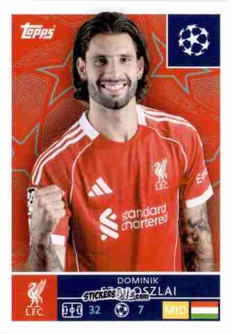 Cromo Dominik Szoboszlai - UEFA Champions League 2025-2026
 n. 261 - Topps