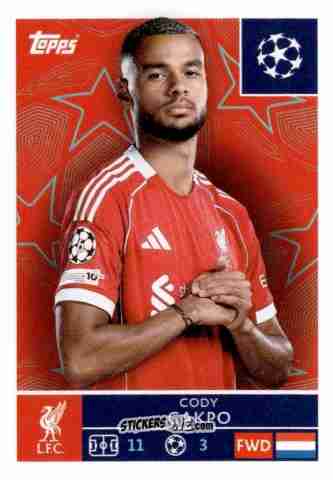Figurina Cody Gakpo - UEFA Champions League 2025-2026
 n. 264 - Topps