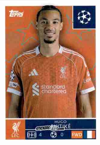 Sticker Hugo Ekitike - UEFA Champions League 2025-2026
 n. 265 - Topps