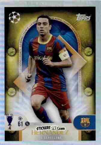 Sticker Xavi Hernandez - UEFA Champions League 2025-2026
 n. 270 - Topps