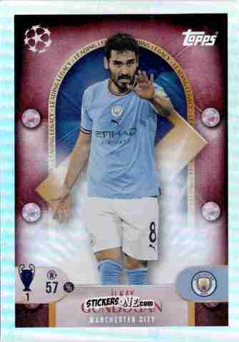 Sticker Ilkay Gundogan - UEFA Champions League 2025-2026
 n. 282 - Topps