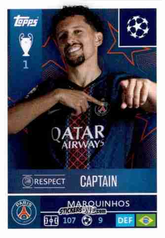 Sticker Marquinhos - UEFA Champions League 2025-2026
 n. 355 - Topps