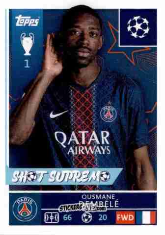 Sticker Ousmane Dembele - UEFA Champions League 2025-2026
 n. 364 - Topps
