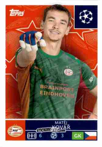 Sticker Matej Kovar - UEFA Champions League 2025-2026
 n. 370 - Topps