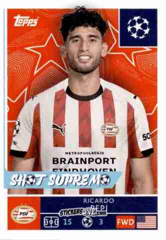 Cromo Ricardo Pepi - UEFA Champions League 2025-2026
 n. 379 - Topps
