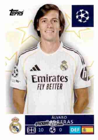 Cromo Alvaro Carreras - UEFA Champions League 2025-2026
 n. 387 - Topps