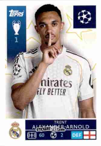 Sticker Trent Alexander-Arnold - UEFA Champions League 2025-2026
 n. 390 - Topps