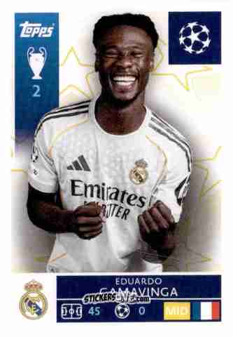 Cromo Eduardo Camavinga - UEFA Champions League 2025-2026
 n. 392 - Topps