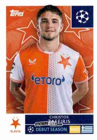Figurina Christos Zafeiris - UEFA Champions League 2025-2026
 n. 406 - Topps