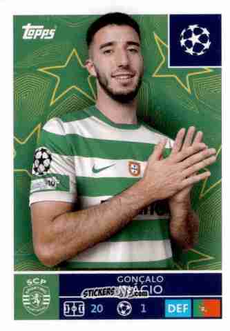 Cromo Goncalo Inacio - UEFA Champions League 2025-2026
 n. 414 - Topps