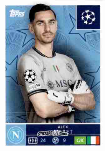 Cromo Alex Meret - UEFA Champions League 2025-2026
 n. 426 - Topps