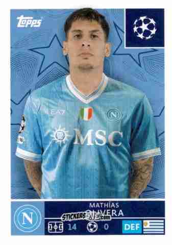 Figurina Mathias Olivera - UEFA Champions League 2025-2026
 n. 428 - Topps