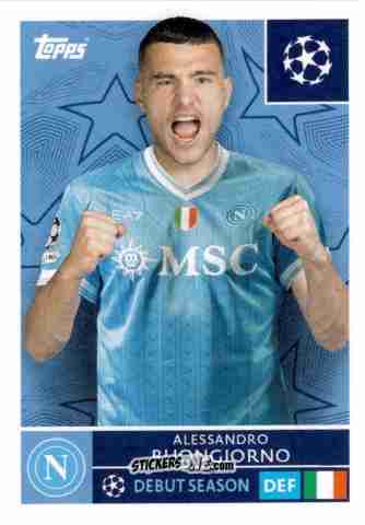Cromo Alessandro Buongiorno - UEFA Champions League 2025-2026
 n. 429 - Topps