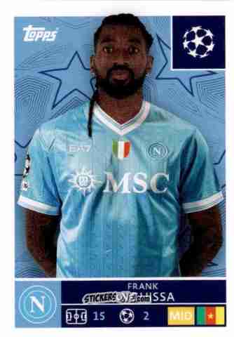 Cromo Frank Anguissa - UEFA Champions League 2025-2026
 n. 433 - Topps
