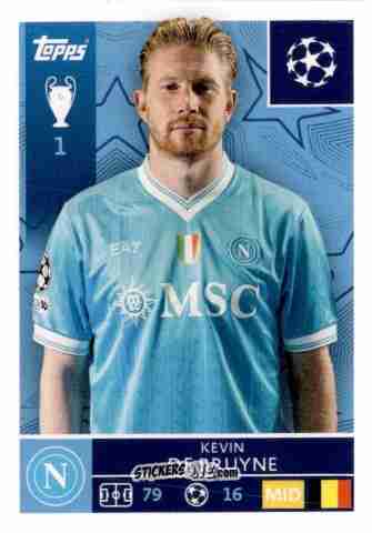 Figurina Kevin De Bruyne - UEFA Champions League 2025-2026
 n. 434 - Topps