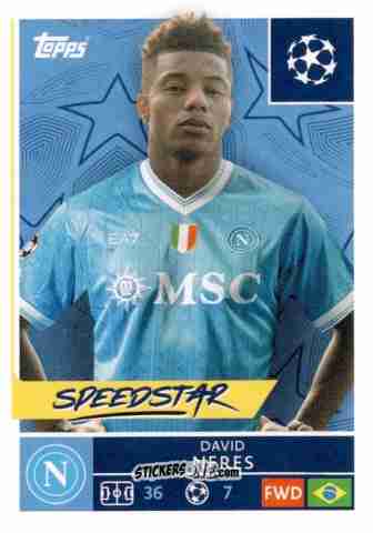 Cromo David Neres - UEFA Champions League 2025-2026
 n. 436 - Topps