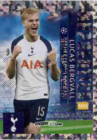 Sticker Lucas Bergvall - UEFA Champions League 2025-2026
 n. 445 - Topps