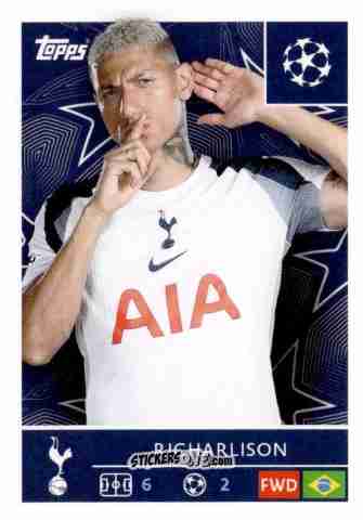 Cromo Richarlison - UEFA Champions League 2025-2026
 n. 447 - Topps