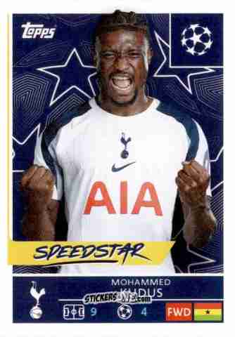 Cromo Mohammed Kudus - UEFA Champions League 2025-2026
 n. 449 - Topps