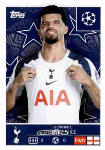 Sticker Dominic Solanke - UEFA Champions League 2025-2026
 n. 451 - Topps