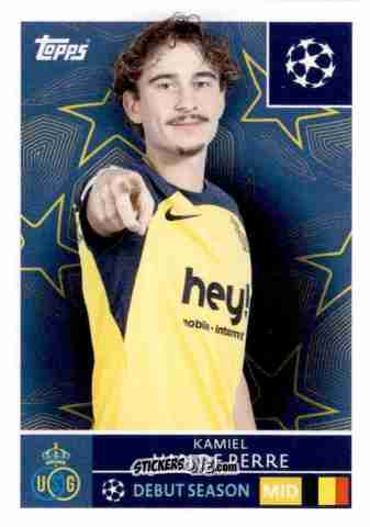 Cromo Kamiel van de Perre - UEFA Champions League 2025-2026
 n. 457 - Topps