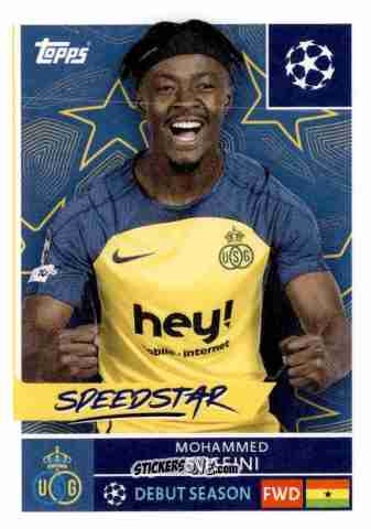 Cromo Mohammed Fuseini - UEFA Champions League 2025-2026
 n. 463 - Topps