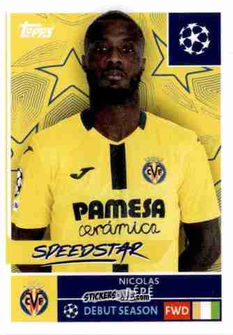 Sticker Nicolas Pepe - UEFA Champions League 2025-2026
 n. 477 - Topps