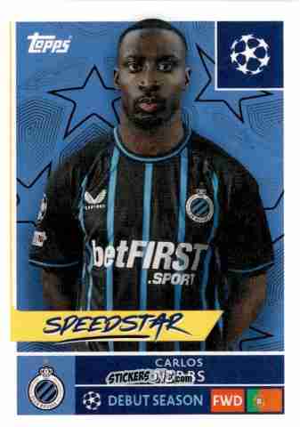 Cromo Carlos Forbs - UEFA Champions League 2025-2026
 n. 490 - Topps
