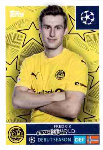 Cromo Fredrik Sjovold - UEFA Champions League 2025-2026
 n. 520 - Topps