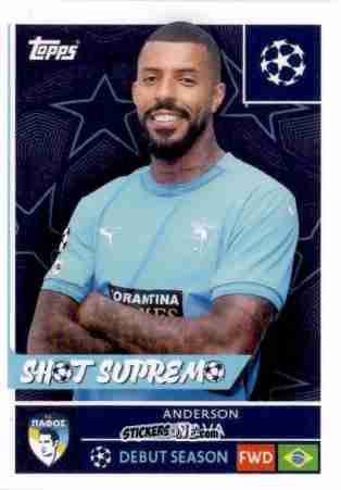 Cromo Anderson Silva - UEFA Champions League 2025-2026
 n. 539 - Topps