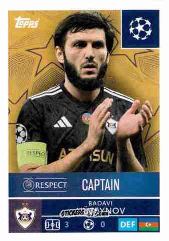 Figurina Badavi Huseynov - UEFA Champions League 2025-2026
 n. 541 - Topps