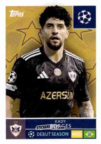 Figurina Kady Borges - UEFA Champions League 2025-2026
 n. 548 - Topps