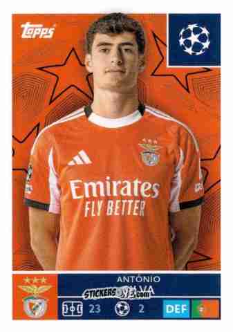 Cromo Antonio Silva - UEFA Champions League 2025-2026
 n. 556 - Topps