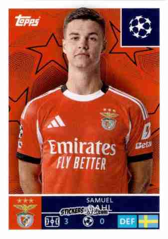 Figurina Samuel Dahl - UEFA Champions League 2025-2026
 n. 557 - Topps