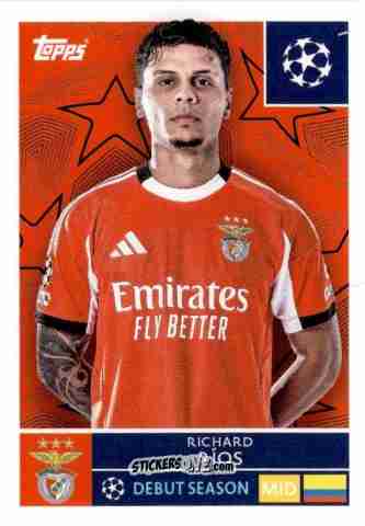 Figurina Richard Rios - UEFA Champions League 2025-2026
 n. 558 - Topps