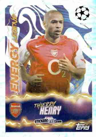Figurina Thierry Henry - UEFA Champions League 2025-2026
 n. 570 - Topps