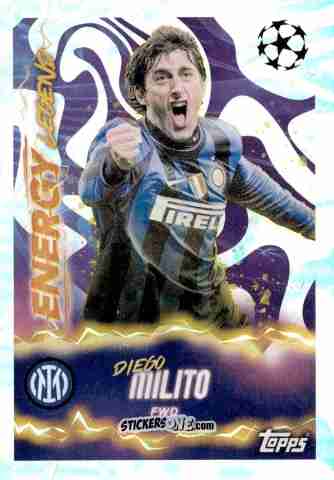 Cromo Diego Milito - UEFA Champions League 2025-2026
 n. 572 - Topps
