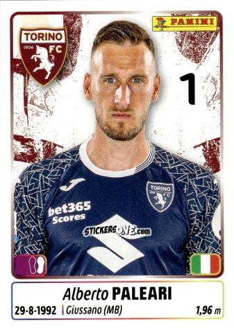 Figurina Alberto Paleari - Calciatori 2025-2026 n. 442 - Panini