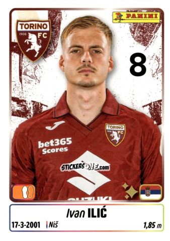 Cromo Ivan Ilic - Calciatori 2025-2026 n. 452 - Panini