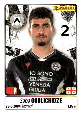 Sticker Saba Goglichidze - Calciatori 2025-2026 n. 465 - Panini