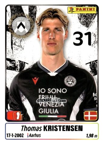 Figurina Thomas Kristensen - Calciatori 2025-2026 n. 467 - Panini