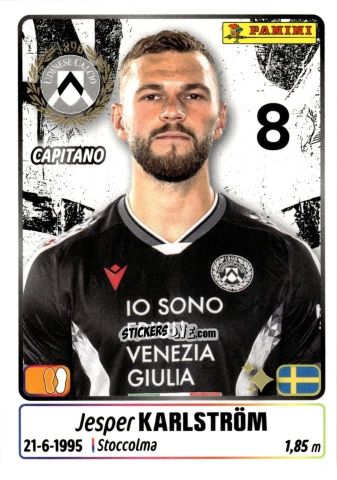 Cromo Jesper Karlstrom - Calciatori 2025-2026 n. 473 - Panini
