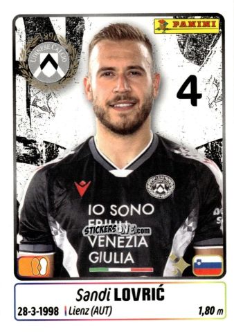 Cromo Sandi Lovric - Calciatori 2025-2026 n. 474 - Panini