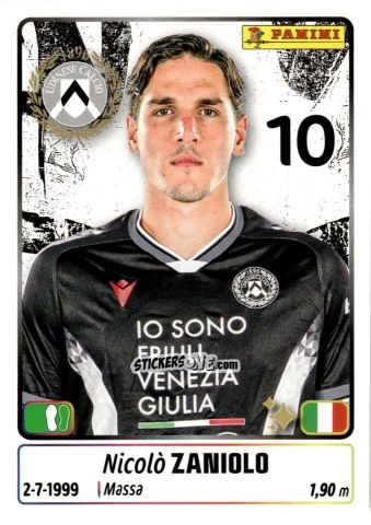 Sticker Nicolò Zaniolo - Calciatori 2025-2026 n. 479 - Panini