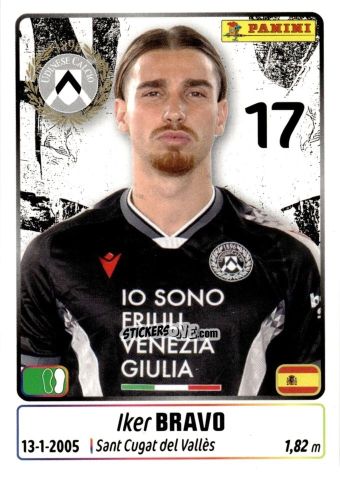 Figurina Iker Bravo - Calciatori 2025-2026 n. 481 - Panini